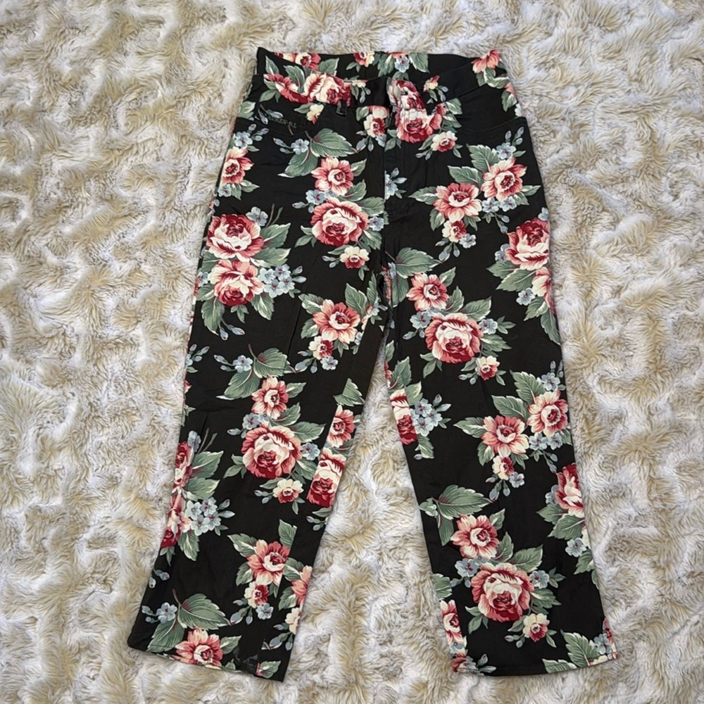Lauren Ralph Lauren Floral Print Capri Pants Petite 4P